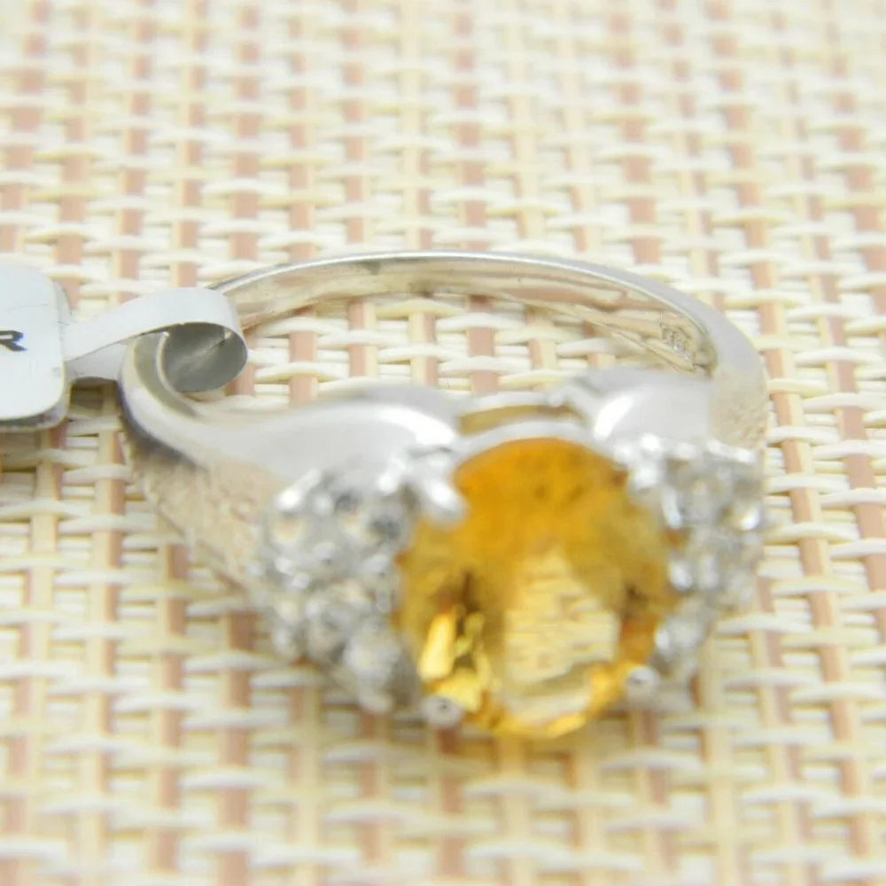 Rio Grande Citrine White Topaz Sterling Silver
